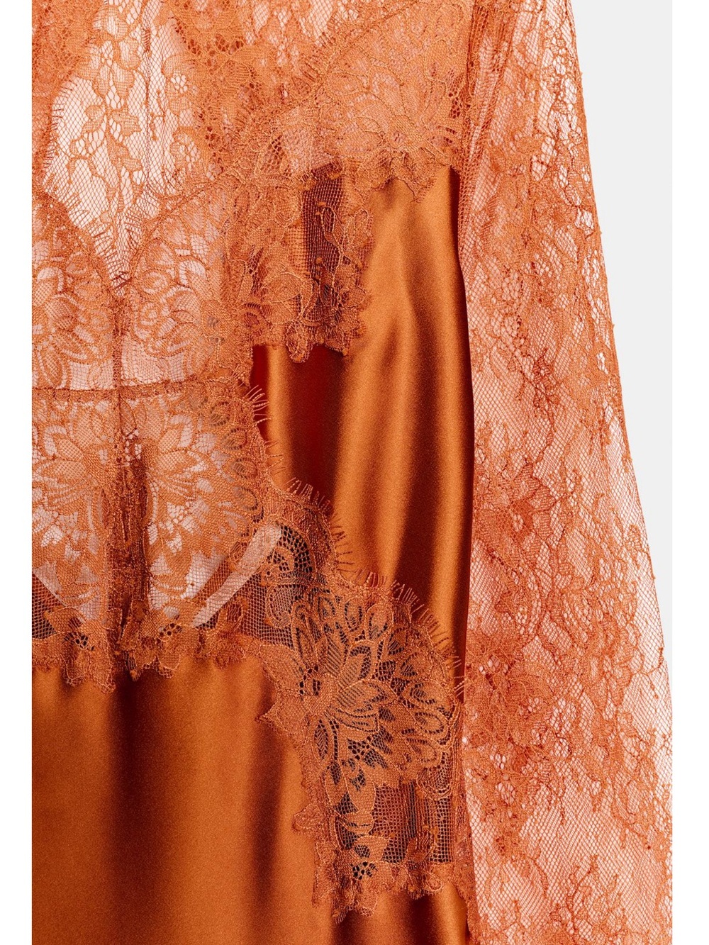 ZARA ZW COLLECTION LACE SATIN DRESS - Picture 5 of 5